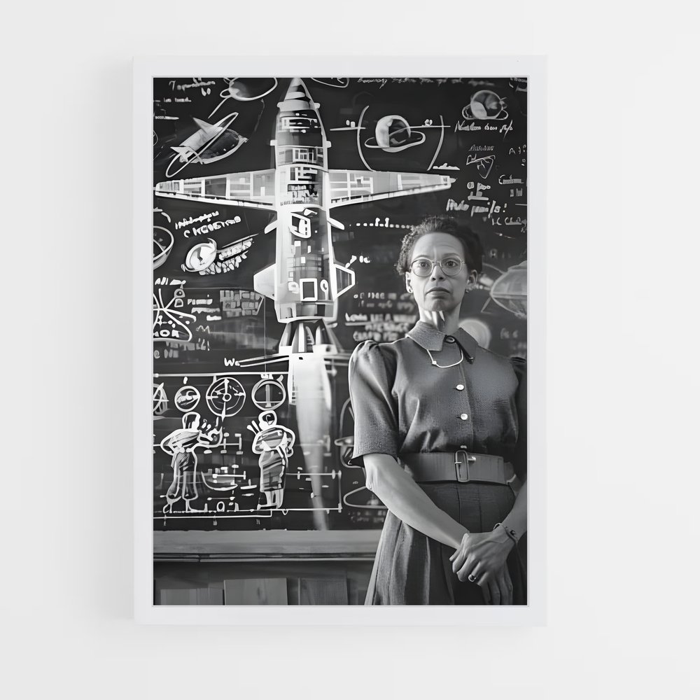 Poster L'Ingénieure des Étoiles – affiche Astronautes (vue 3)